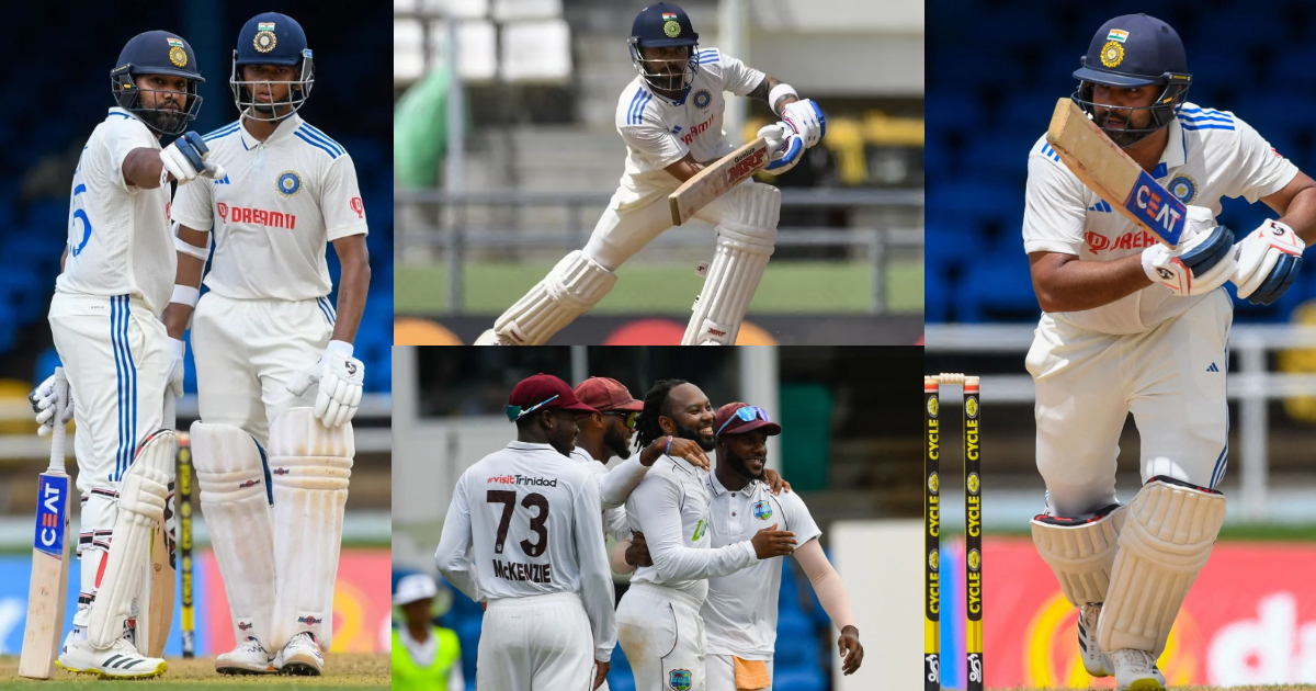 WI vs IND: 3 घंटे की मेहनत 30 मिनट में हुई बर्बाद, वेस्टइंडीज ने दूसरे सत्र में कसा शिकंजा, विराट को...