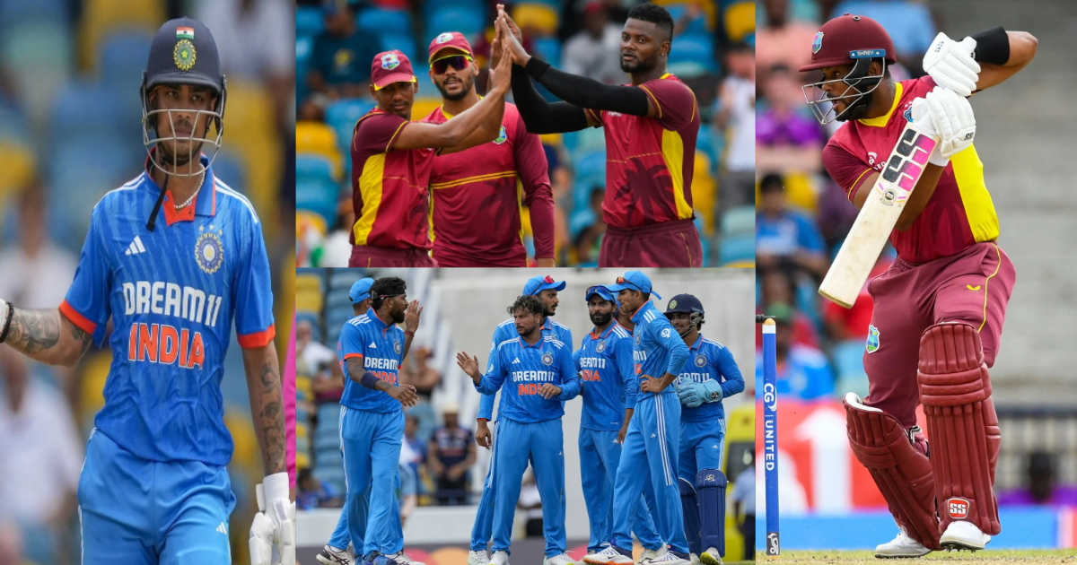 WI vs IND Highlights: रोहित-विराट के बिना बेड़ागर्क, वेस्टइंडीज की 'होप' के आगे फेल हुए भारतीय तोप, भ...
