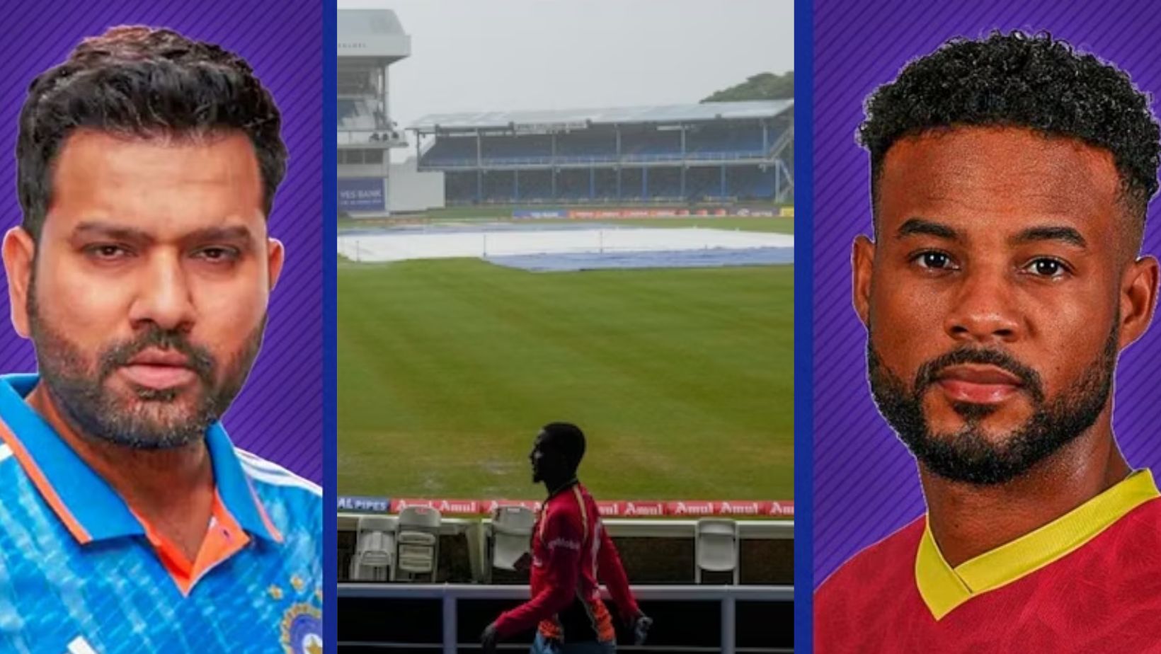 WI vs IND: बारबडोस का मौसम हुआ बेईमान! दूसरे ODI में बारिश का अनुमान, रद्द हो जाएगा मैच!