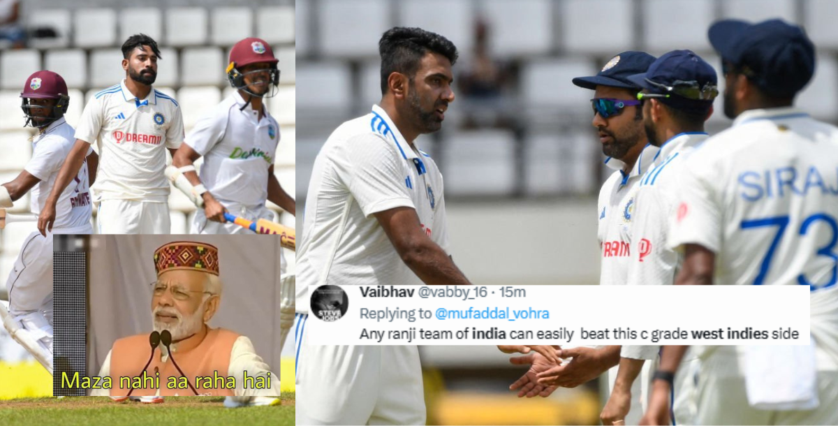 WI vs IND: "इनको टेस्ट क्रिकेट से बैन कर दो", पहले ही सेशन में वेस्टइंडीज ने गंवाए 4 विकेट, तो भारती...