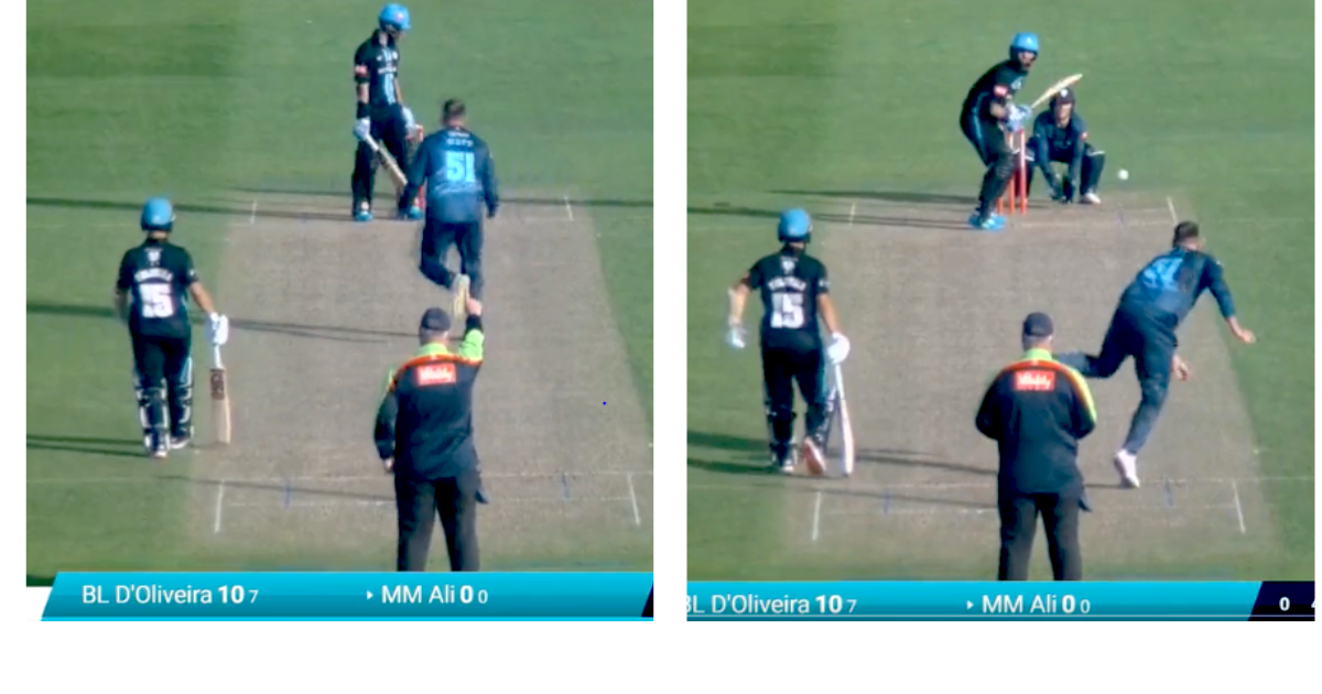 Watch VIDEO- Moeen Ali dismissal mark watt bowl in t20 blast