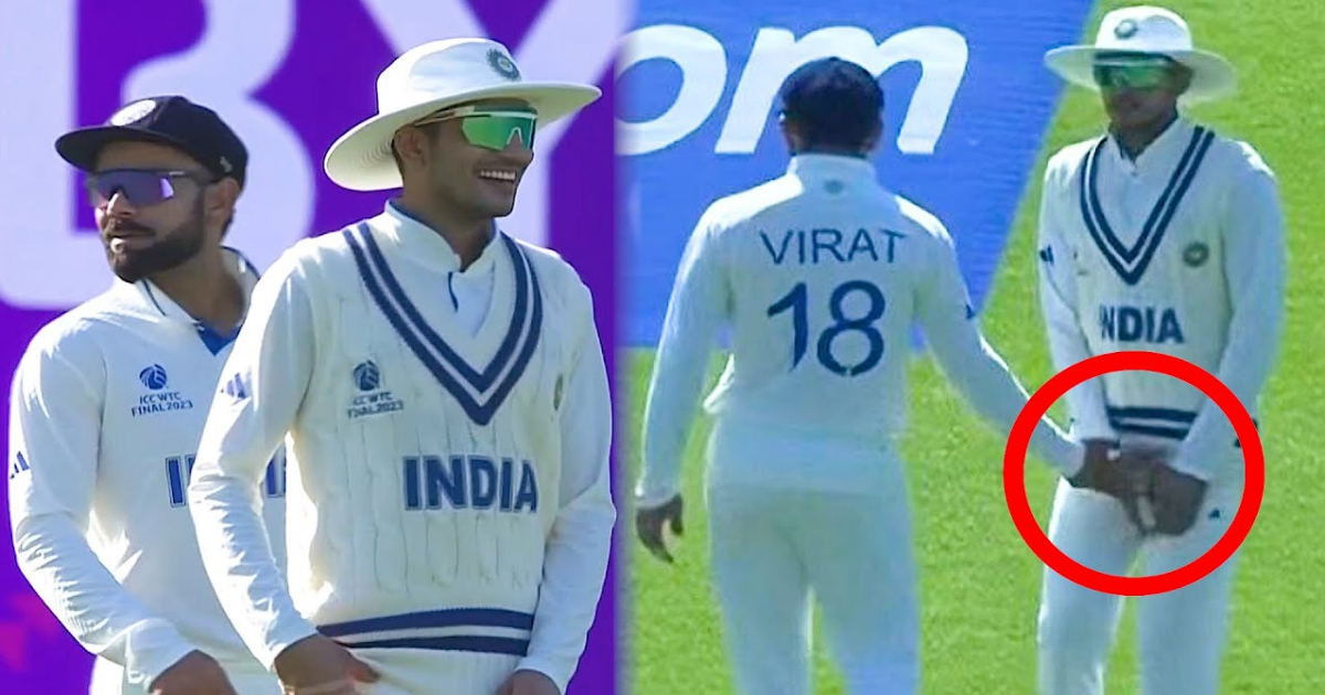 Watch Virat Kohli Teasing Shubman Gill WTC Final Video Goes viral
