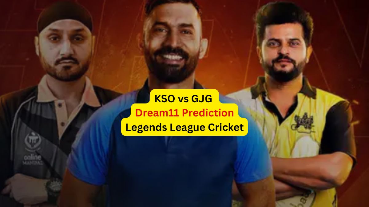 KSO vs GJG Match 21 Legends League Cricket