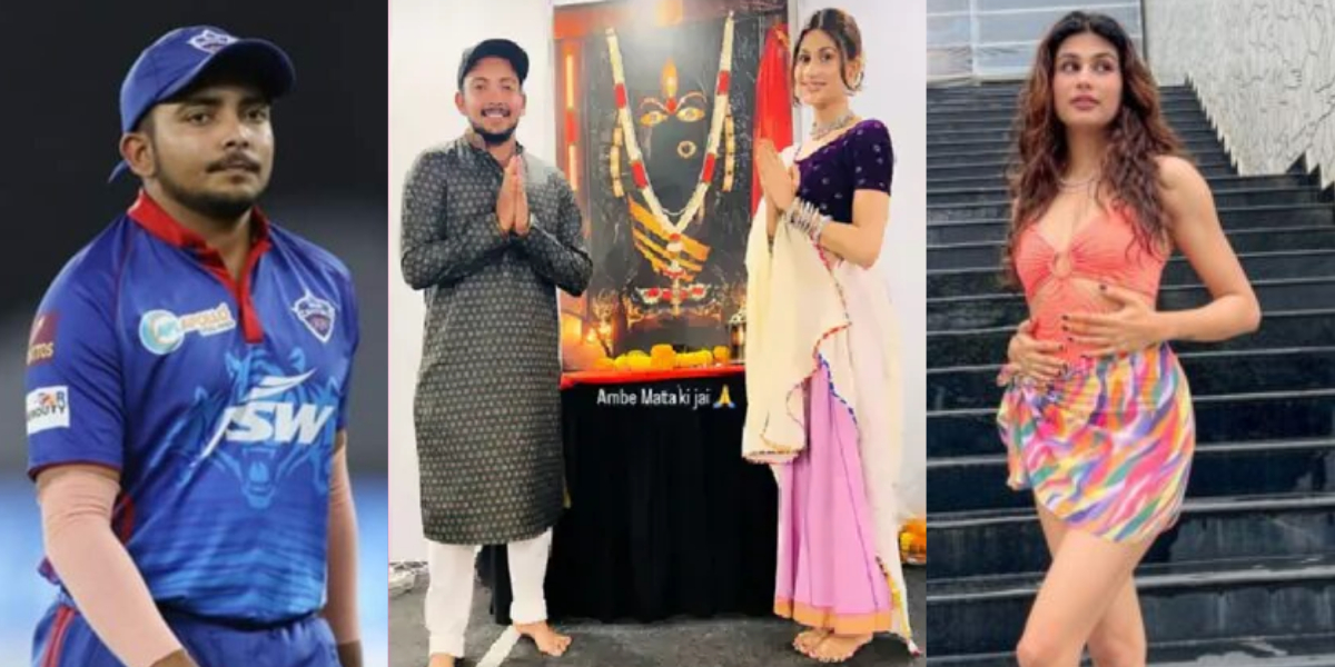 मिस्ट्री गर्ल के प्यार में गरबा सीख रहे हैं पृथ्वी शॉ, तस्वीरें देख आप भी हो जाएंगे दीवाने