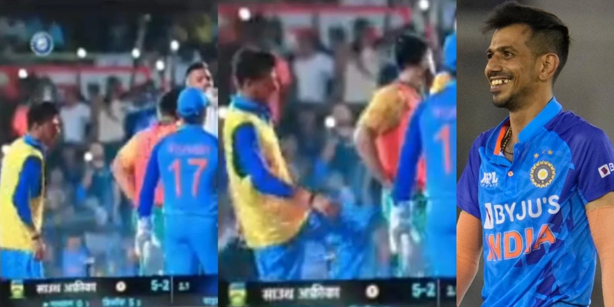 युजवेंद्र चहल ने उठाया मैदान पर लाइट जाने का फायदा,  LIVE मैच में तबरेज़ शम्सी को दे मारी लात, वायरल...