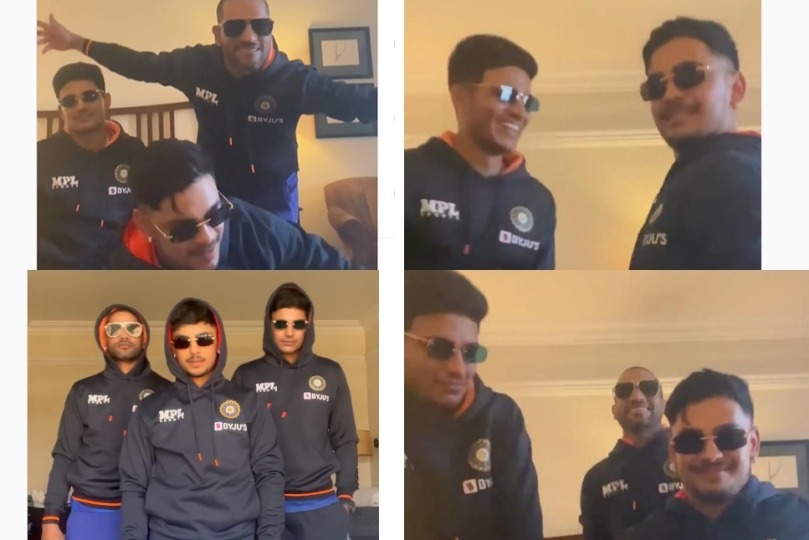 Shikhar Dhawan-Ishan Kishan-Shubhman Gill-Dance Video
