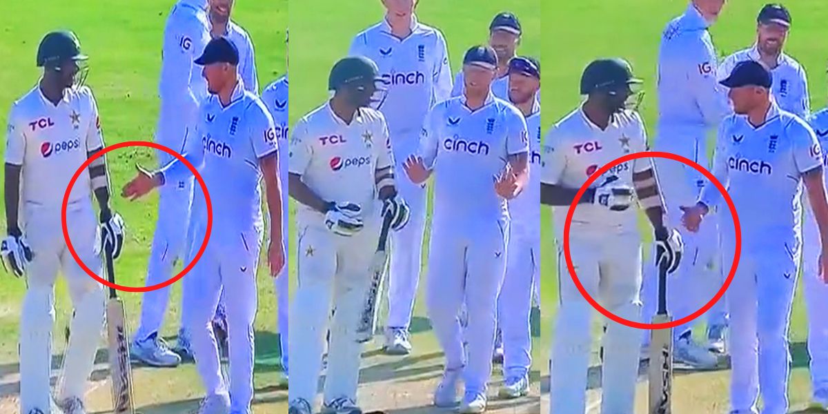 VIDEO: हार से बौखलाए इस पाकिस्तानी खिलाड़ी ने दिखाई बेशर्मी, मैच के बाद Ben Stokes से हाथ मिलाने से क...