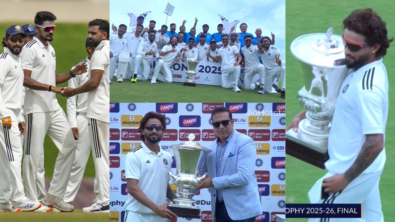 The Central Zone team led by Rajat Patidar defeated South Zone by 6 wickets in final of Duleep Trophy 2025 and became the champion