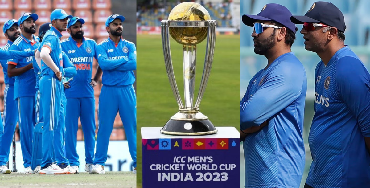 World Cup 2023 Like 2011 Team India players came to practice in orange jersey video