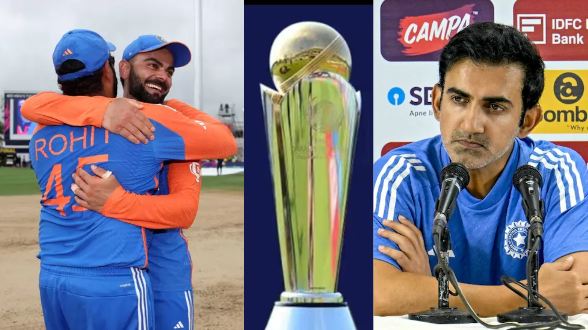 चैंपियंस ट्रॉफी 2025 से पहले टीम इंडिया में पड़ी दरार!, हेड कोच Rohit Sharama को नहींं बल्कि अपने दु...