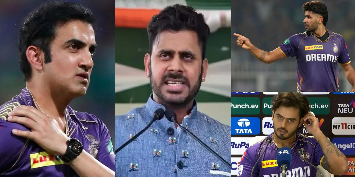 Harshit and Nitish Rana got angry at Manoj tiwary who accused Gautam Gambhir reprimanded them fierce...