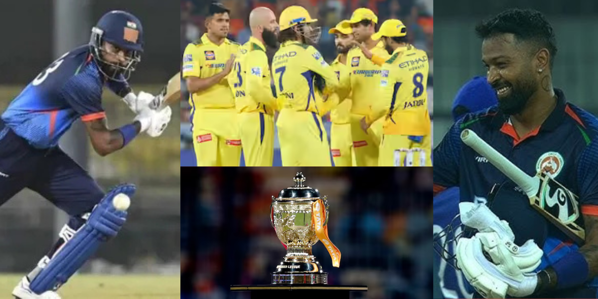 VIDEO The player whom CSK bought for 2.2 crores was beaten badly by Hardik Pandya he hit 29 runs in...