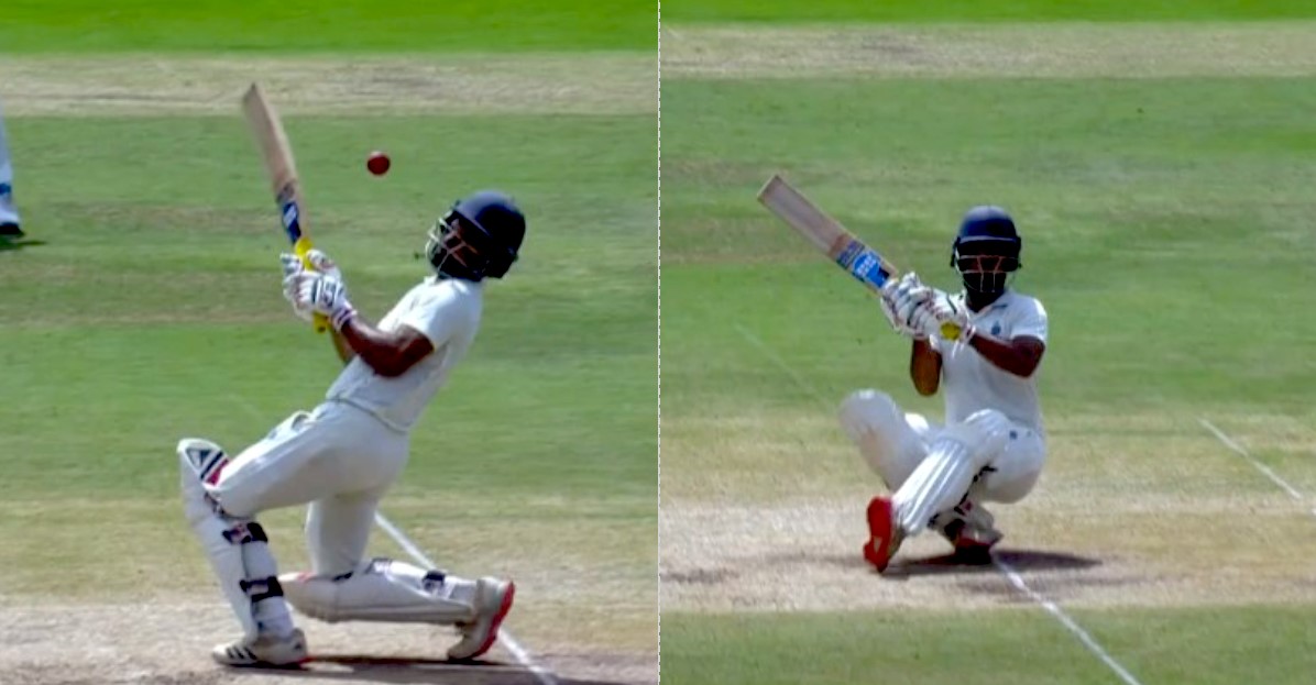 Yash Dube Hit Hard On Helmet