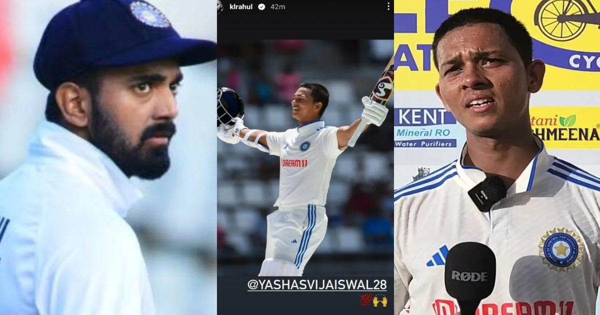 यशस्वी जायसवाल के शतक से KL Rahul को हुई जलन! सोशल मीडिया पर अजीबो-गरीब पोस्ट हुई वायरल