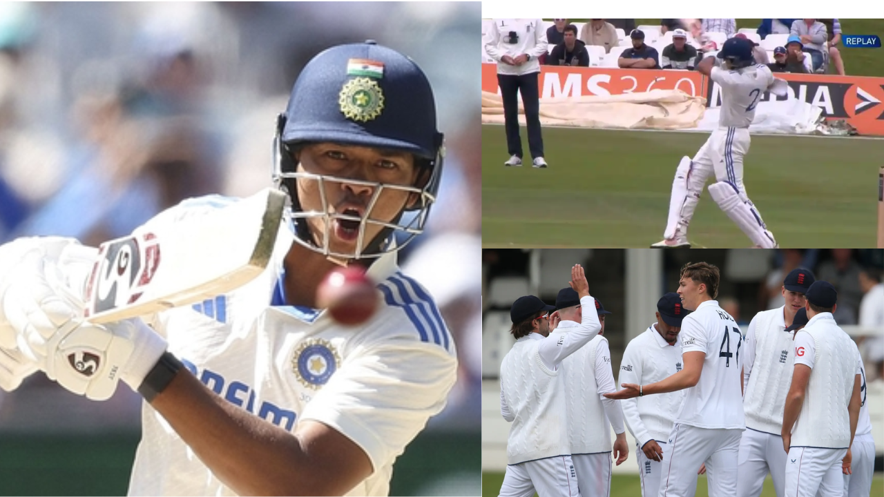 Yashasvi Jaiswal Flops In Maiden Innings In England Departs For 24 Run Knock In India A Vs England Lions 1