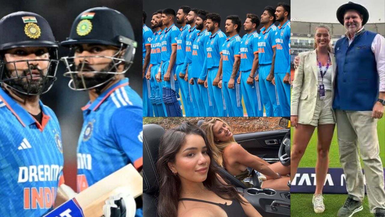 Virat Kohli, Rohit Sharma, Matthew Hayden, Team India