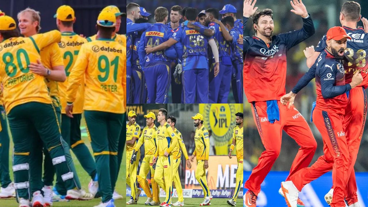 Team india , south Africa , MI ,  CSK, RCB