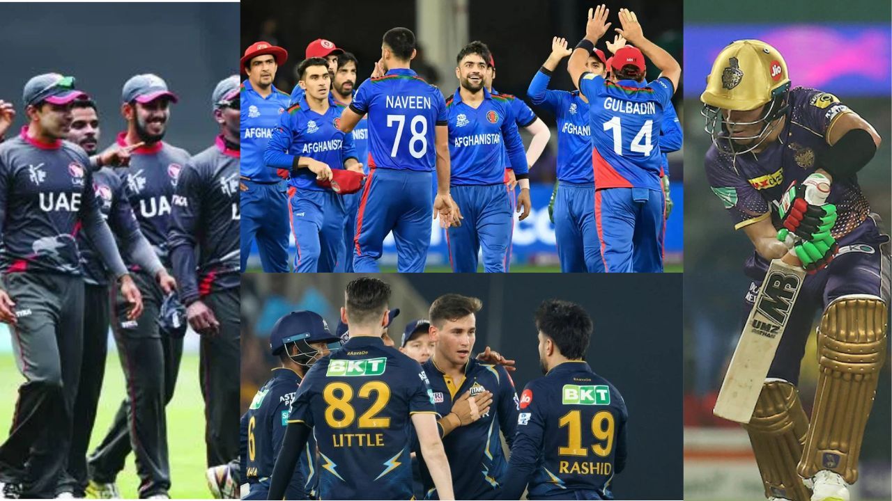 Afghanistan ,    tri-series, GT , KKR  ,United Arab Emirates vs Pakistan,Afghanistan vs Pakistan