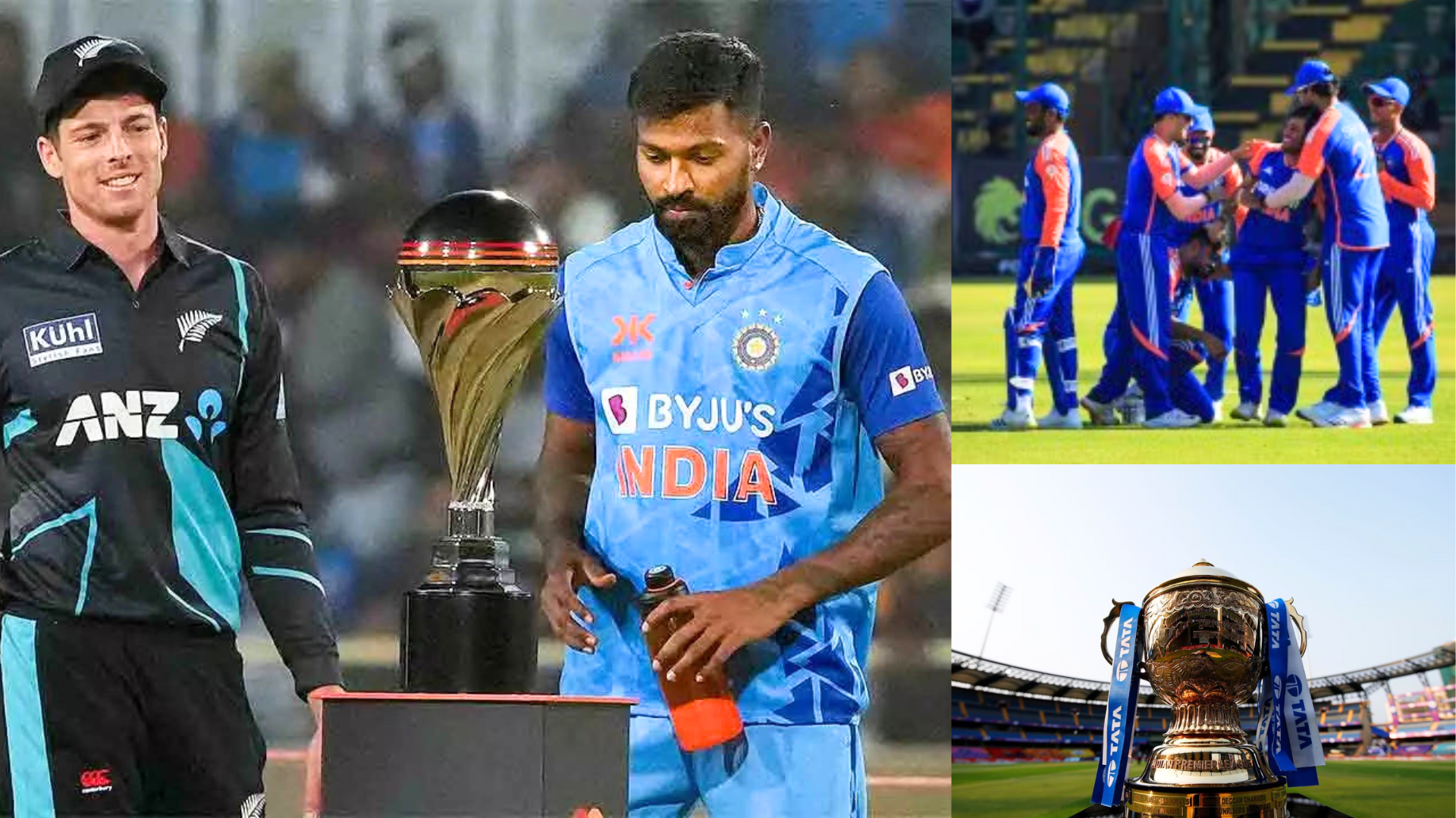 न्यूज़ीलैंड से 5 टी20 खेलेगी भारत की ये 15 सदस्यीय टीम, KKR के 2 तो MI-RR के 3 खिलाड़ी शामिल