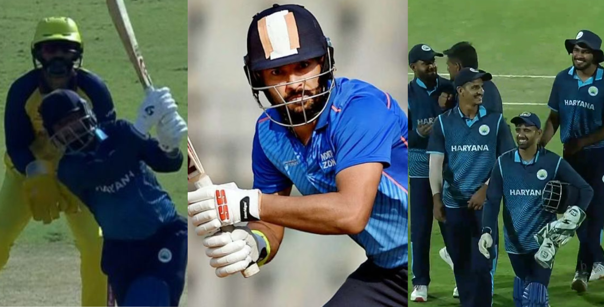 Yuvraj Singh played an inning of 65 runs to take Haryana to the final of Vijay Hazare Trophy 2023 1s...