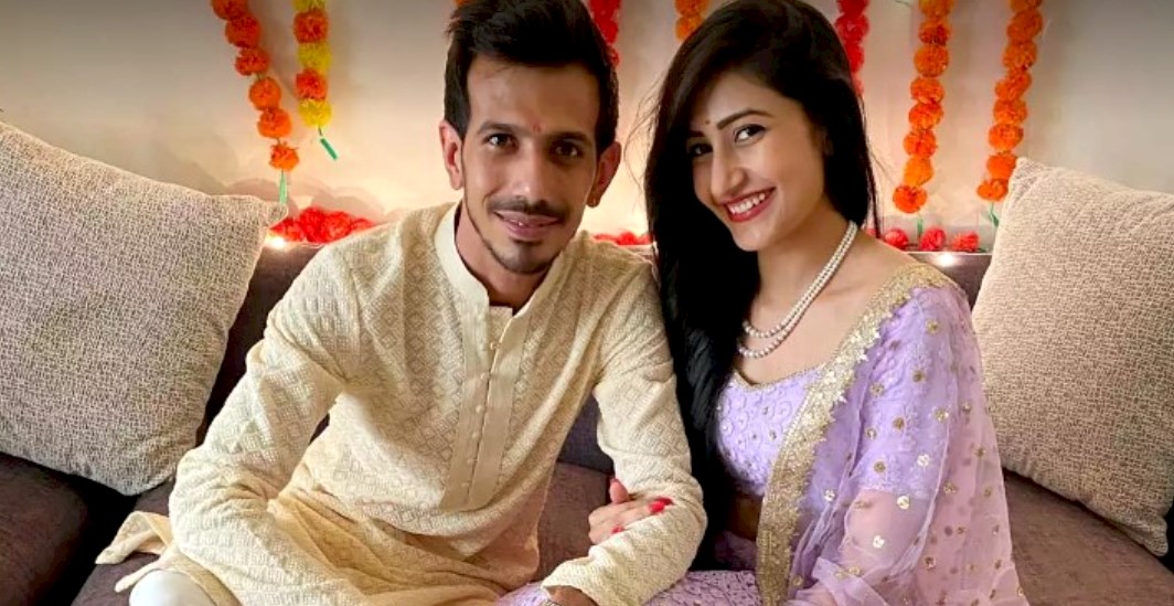 Yuzvendra Chahal With his Wife