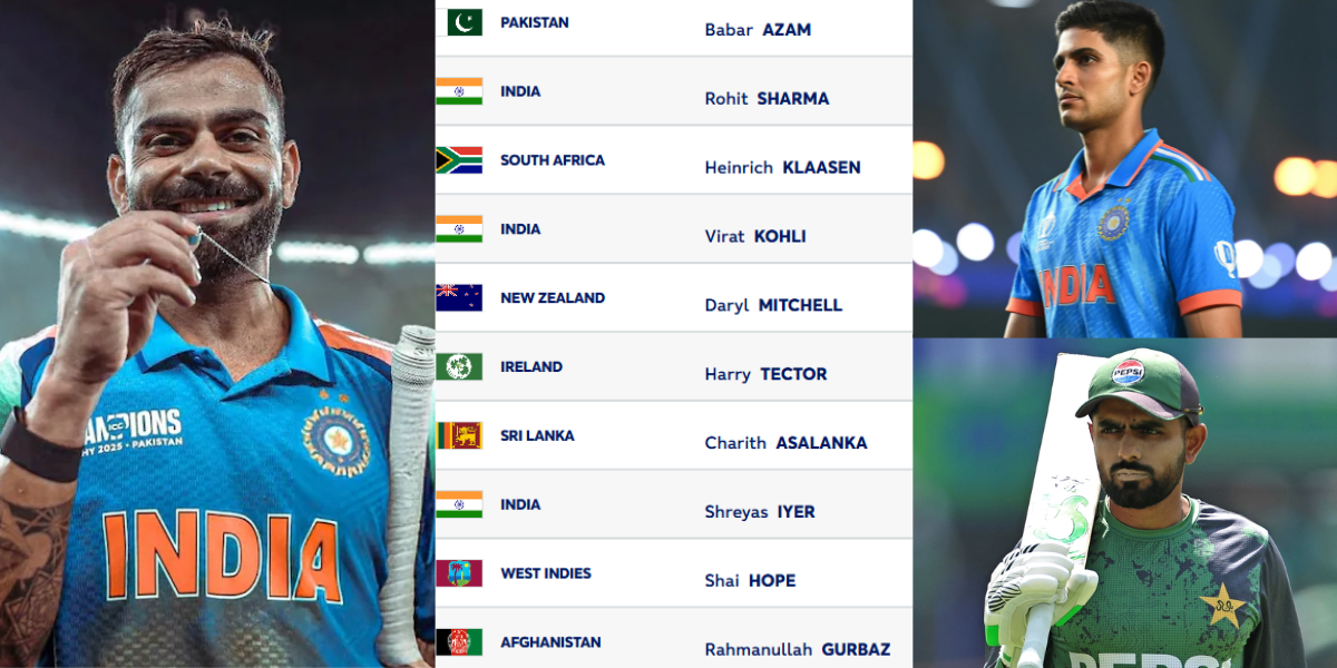 Virat Kohli gained in ICC Rankings after scoring a century he reached Gill the ODI know the all play...