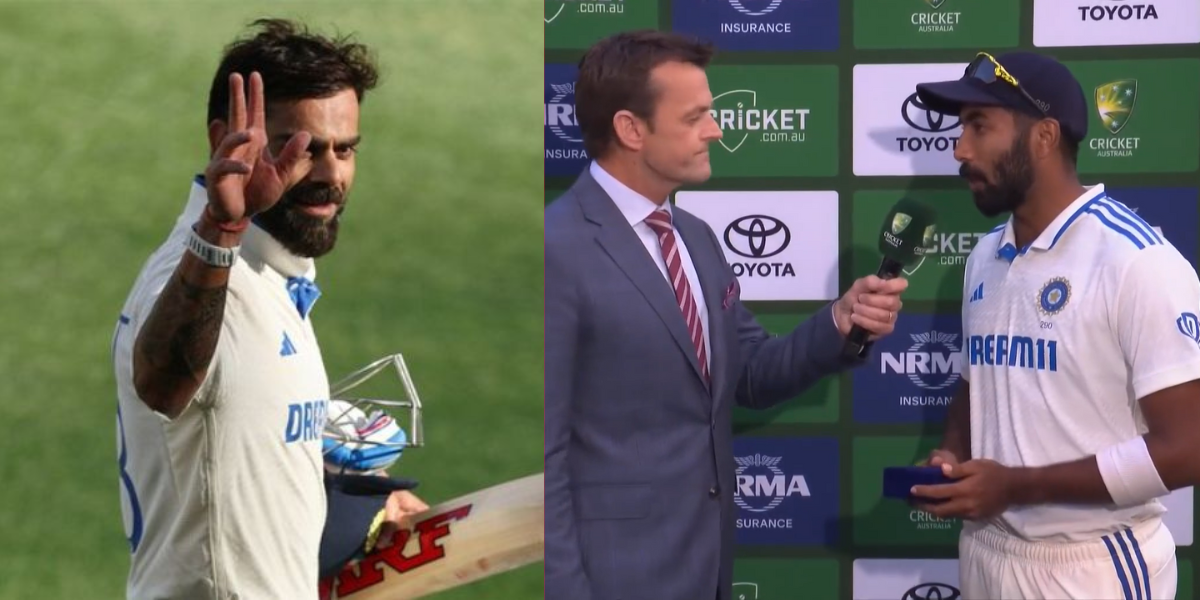 Jasprit Bumrah surprised hoisting the victory flag in Perth said something like this about Virat Koh...