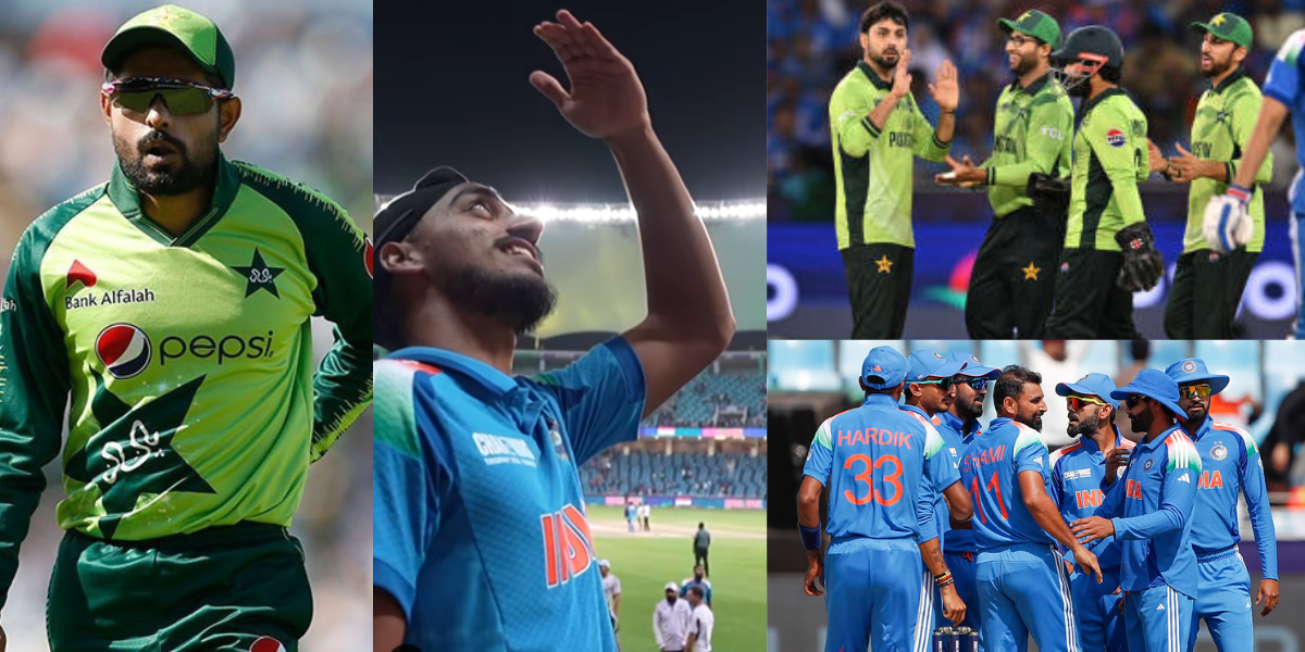 After defeating Pakistan Arshdeep Singh trolled the neighboring team fiercely While celebrating he s...