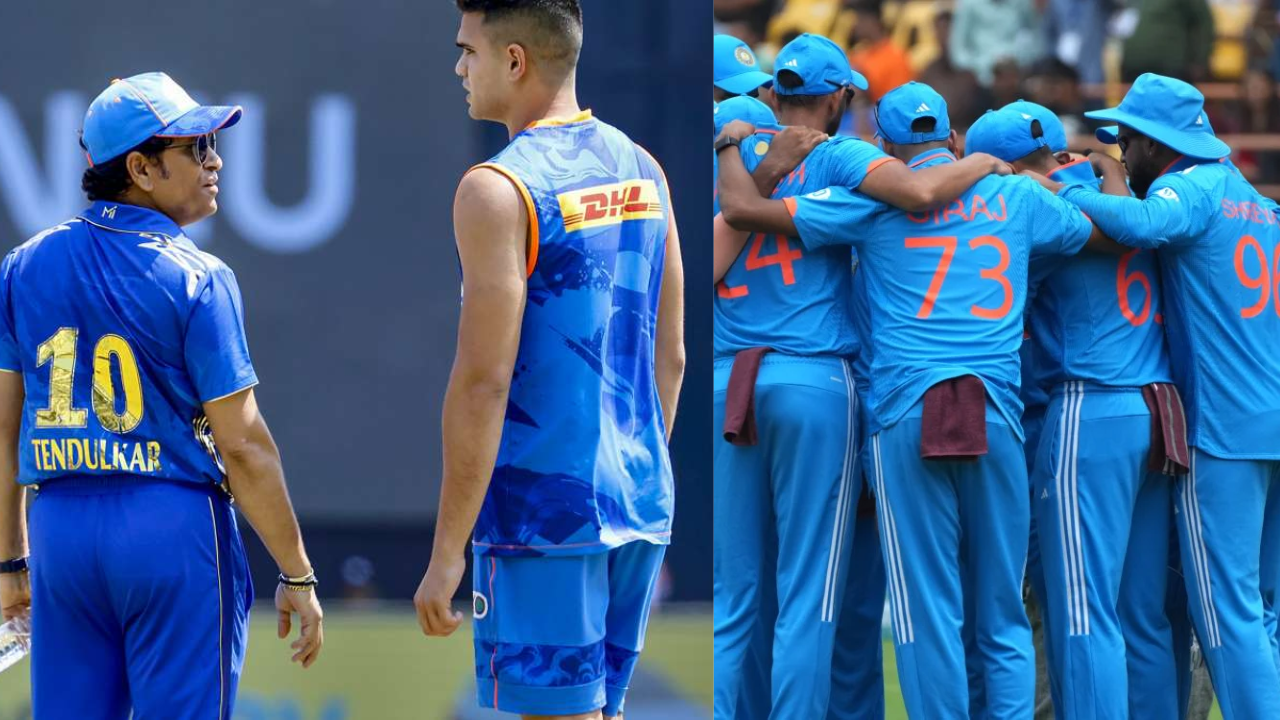 team india debut because of father