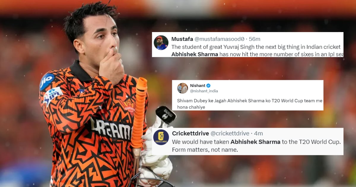 Abhishek Sharma ने 28 गेंदों में 66 रन कूटकर काटा बवाल, T20 वर्ल्ड कप में फैंस ने इस खिलाड़ी को रिप्ल...