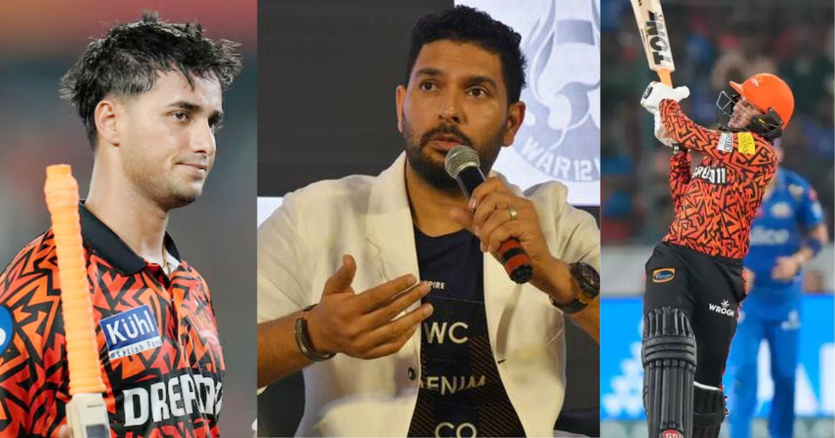 abhishek-sharma hit fifty in 16 balls and yuvraj-singh threatened to hit him with slippers