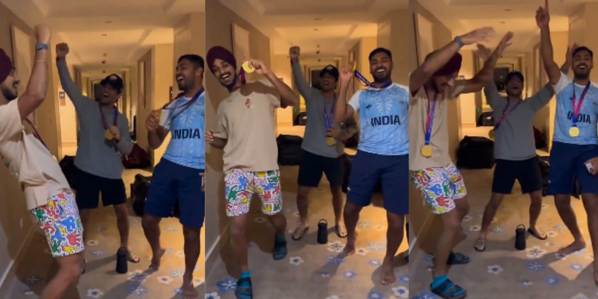 VIDEO: गोल्ड जीतने के बाद देशभक्ति में डूबी टीम इंडिया, आवेश खान से लेकर अर्शदीप समेत सभी खिलाड़ियों...