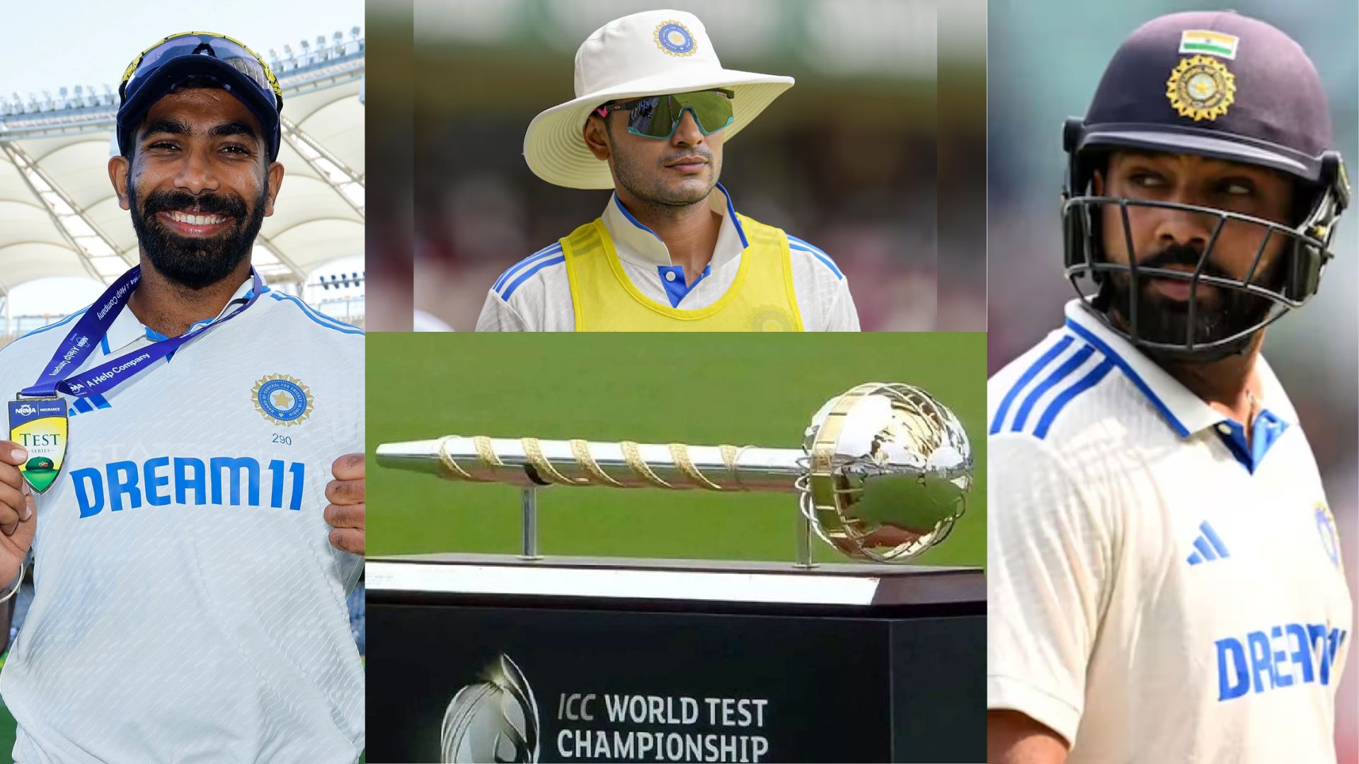 WTC 2025-27 तक के लिए 15 सदस्यीय Indian Team का ऐलान! जसप्रीत बुमराह कप्तान शुभमन गिल उपकप्तान