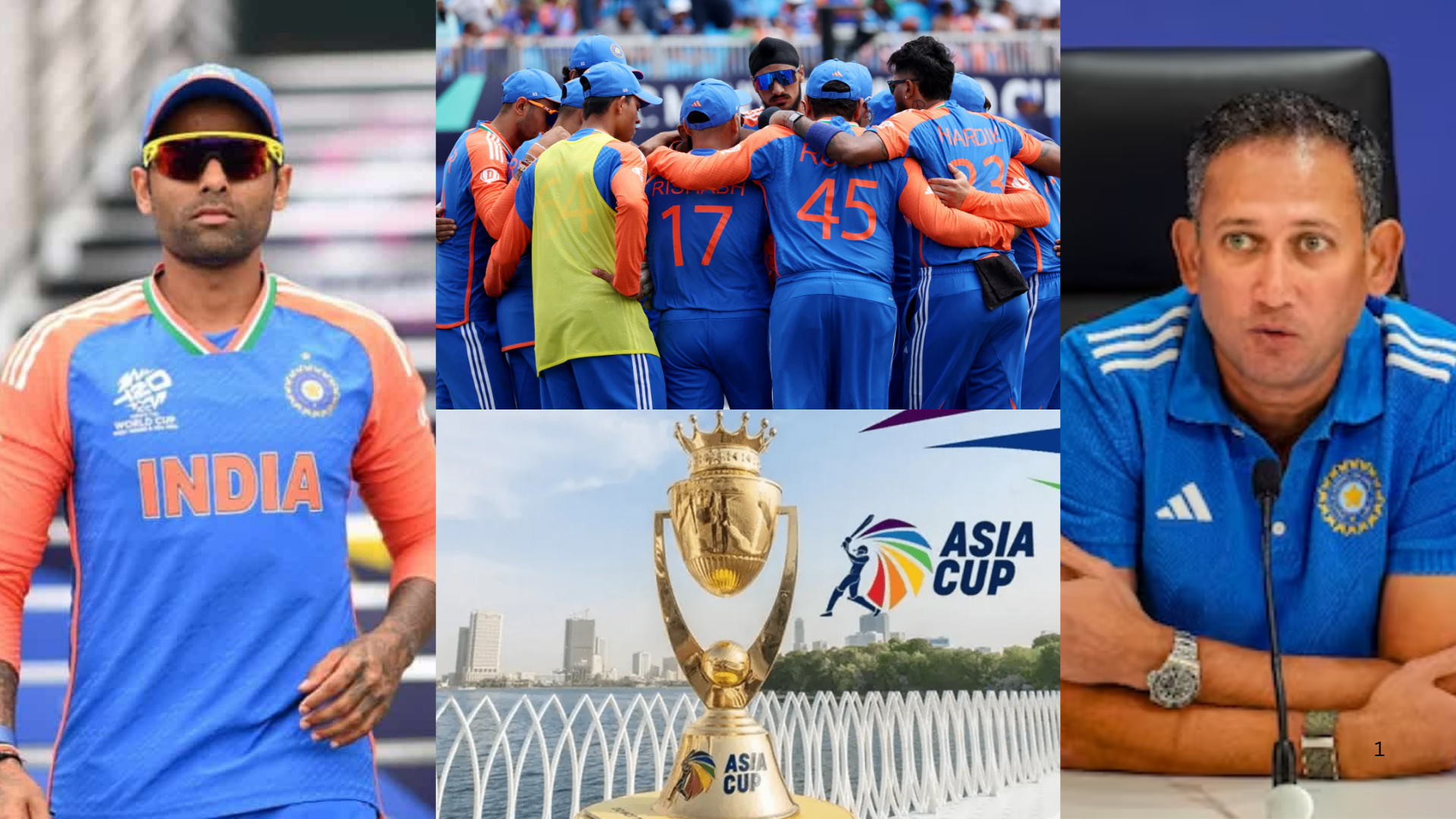 Asia Cup 2025 के लिए 15 सदस्यीय टीम इंडिया हुई फिक्स! सूर्या बने कप्तान तो, रेड्डी, पराग, संजू, अर्श...