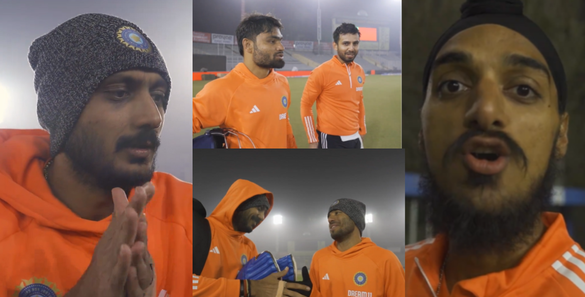 ahead ind vs afg 1st t20 match team india players practiced in cold weather video viral