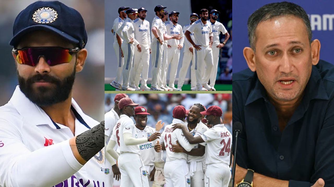 Ajit Agarkar Announces 15 Member Squad For West Indies Test Series Ravindra Jadeja Given Major Responsibility Not Kl Rahul 123711