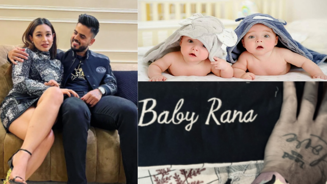 Aughter Of Twins Echoed In Nitish Rana S House He Himself Became A Father For The First Time The Cricketer Gave Good News To The Fans By Sharing The Picture