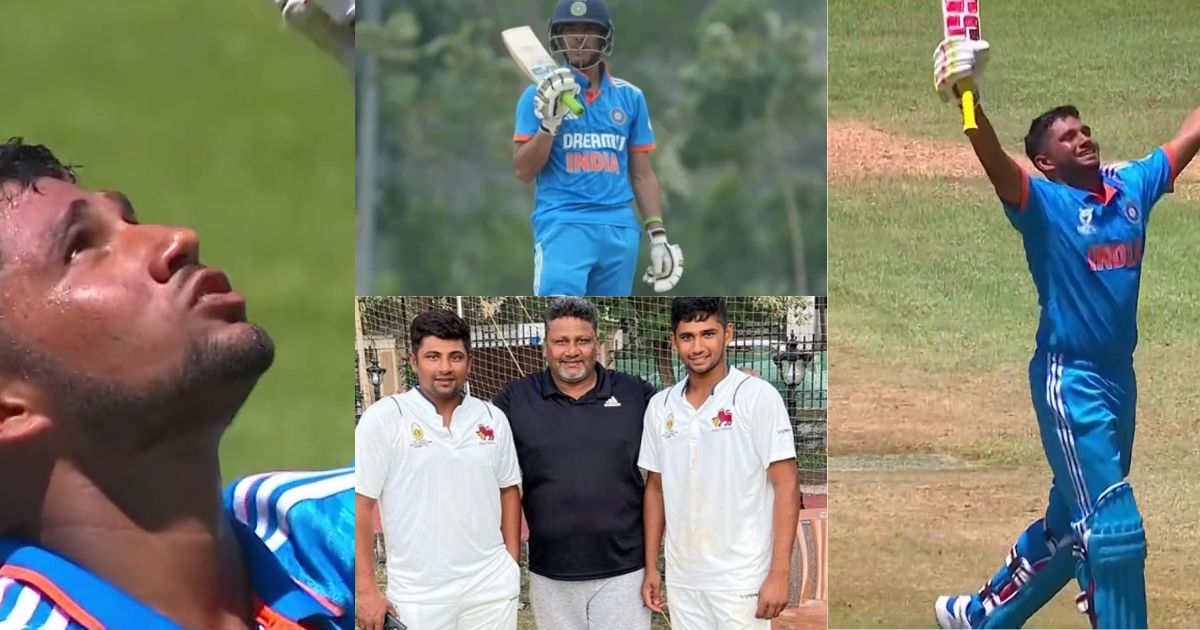 Sarfaraz Khan , Musheer Khan , U19 World Cup 2024 , ind u19 vs ire u19