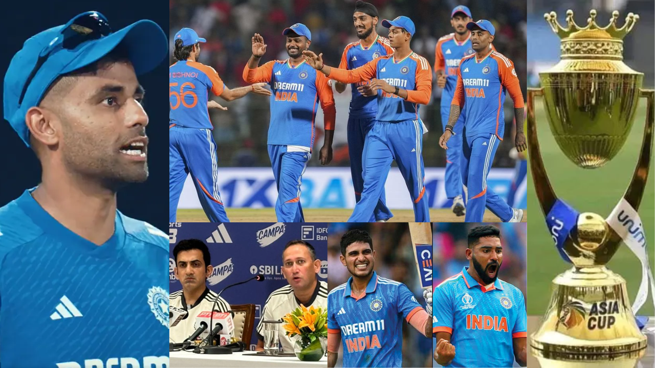 Bcci Officially Announced The 15 Member Indian Team For Asia Cup 2025