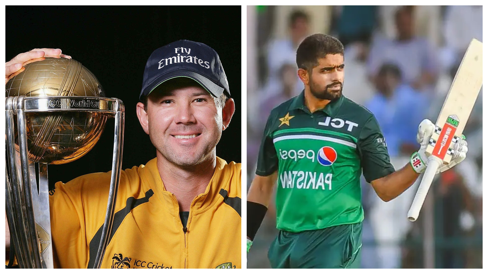 Babar azam Ricky ponting