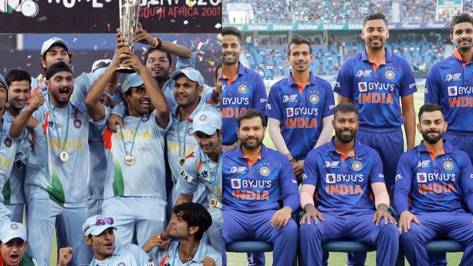 MS Dhoni की चैंपियन टीम से बूढ़ी है रोहित शर्मा की सेना, औसत आयु में जमीन-आसमान का अंतर, ऐसे कैसे जीत...