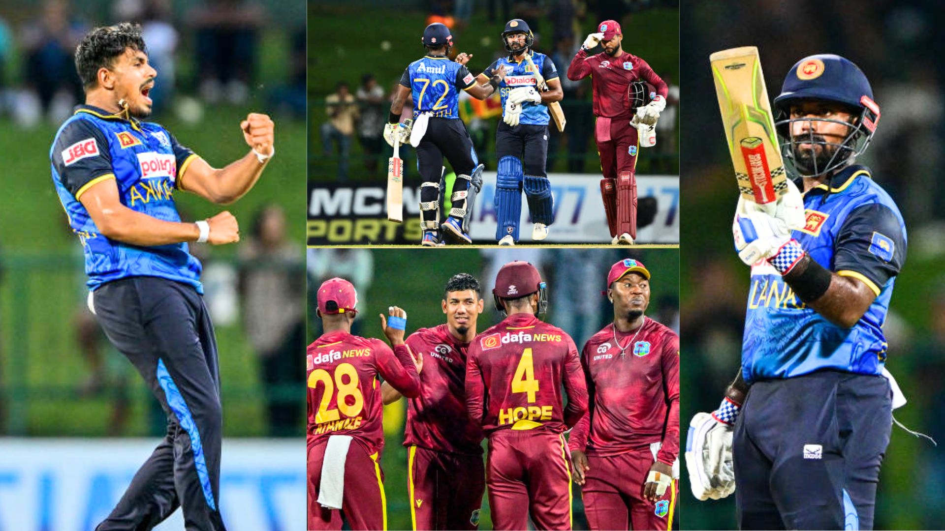 SL vs WI:&nbsp; श्रीलंका ने दूसरे वनडे में वेस्टइंडीज को 5 विकेट से चटाई धूल, महेश थीक्षाना ने लिए 4 विके...