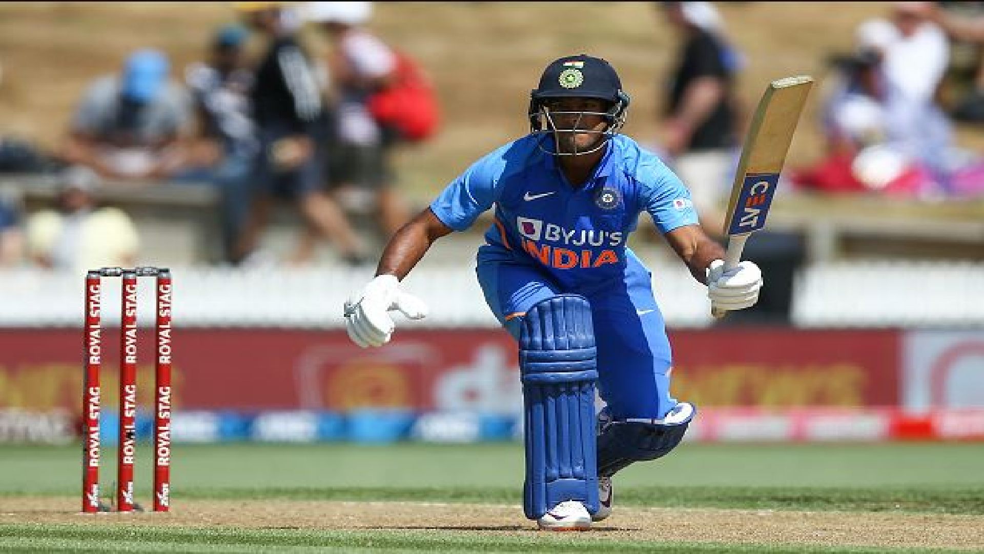 century and scored double century then scored a triple century today mayank agrawal Scored 102 runs...