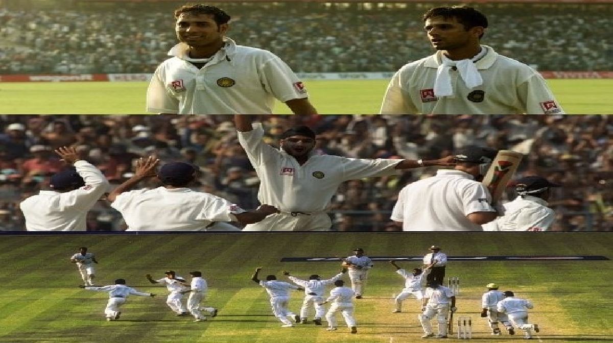 cricket on this day 14th march 2001 india beat australia in kolkata test after playing follow on