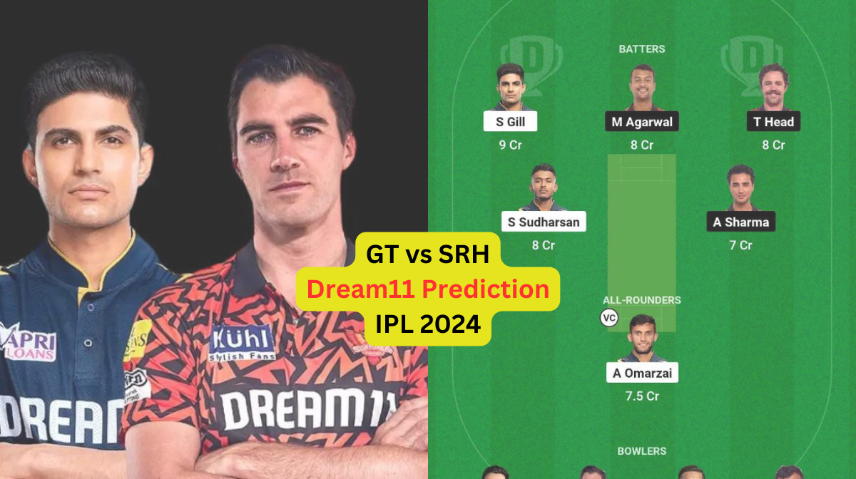 GT vs SRH Dream11 Prediction in Hindi, Fantasy Cricket Tips, प्लेइंग इलेवन, पिच रिपोर्ट, Dream11 Tea...