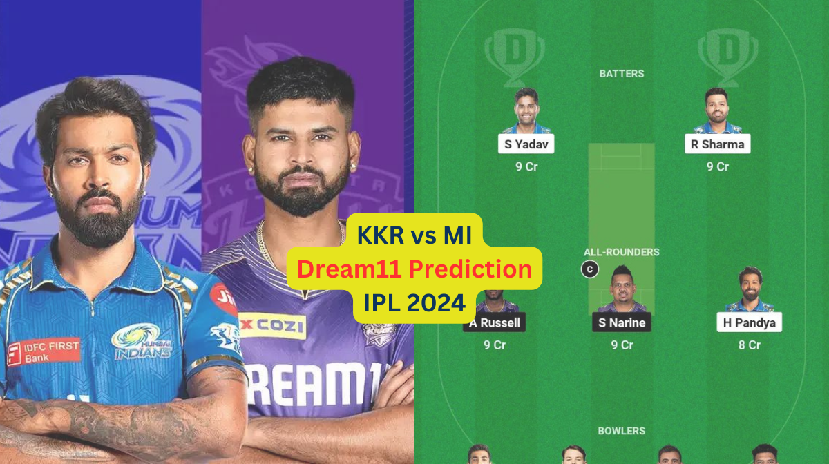 KKR vs MI Dream11 Prediction in Hindi
