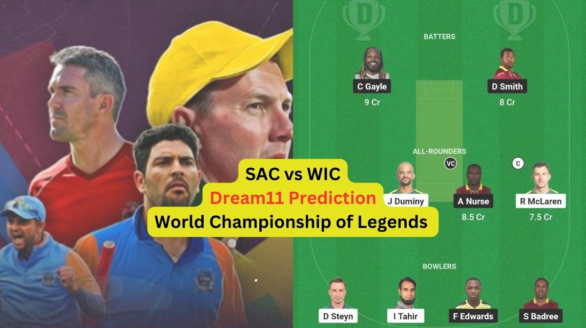 SAC vs WIC Dream11 Prediction in Hindi, Match 8, प्लेइंग इलेवन, पिच रिपोर्ट, Dream11 Team, इंजरी अपड...