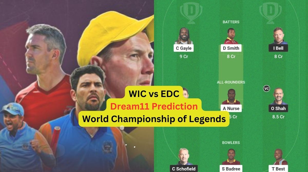WIC vs EDC Dream11 Prediction in Hindi, Match 12, प्लेइंग इलेवन, पिच रिपोर्ट, Dream11 Team, इंजरी अप...