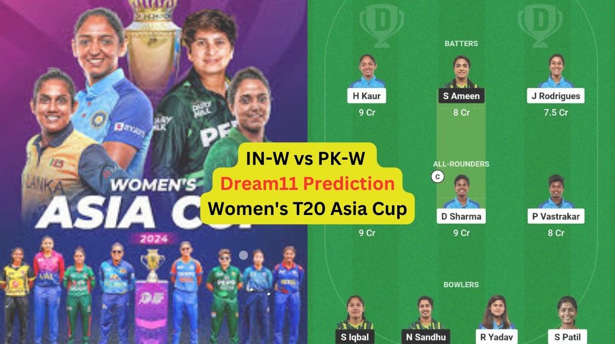 IN-W vs PK-W Dream11 Team