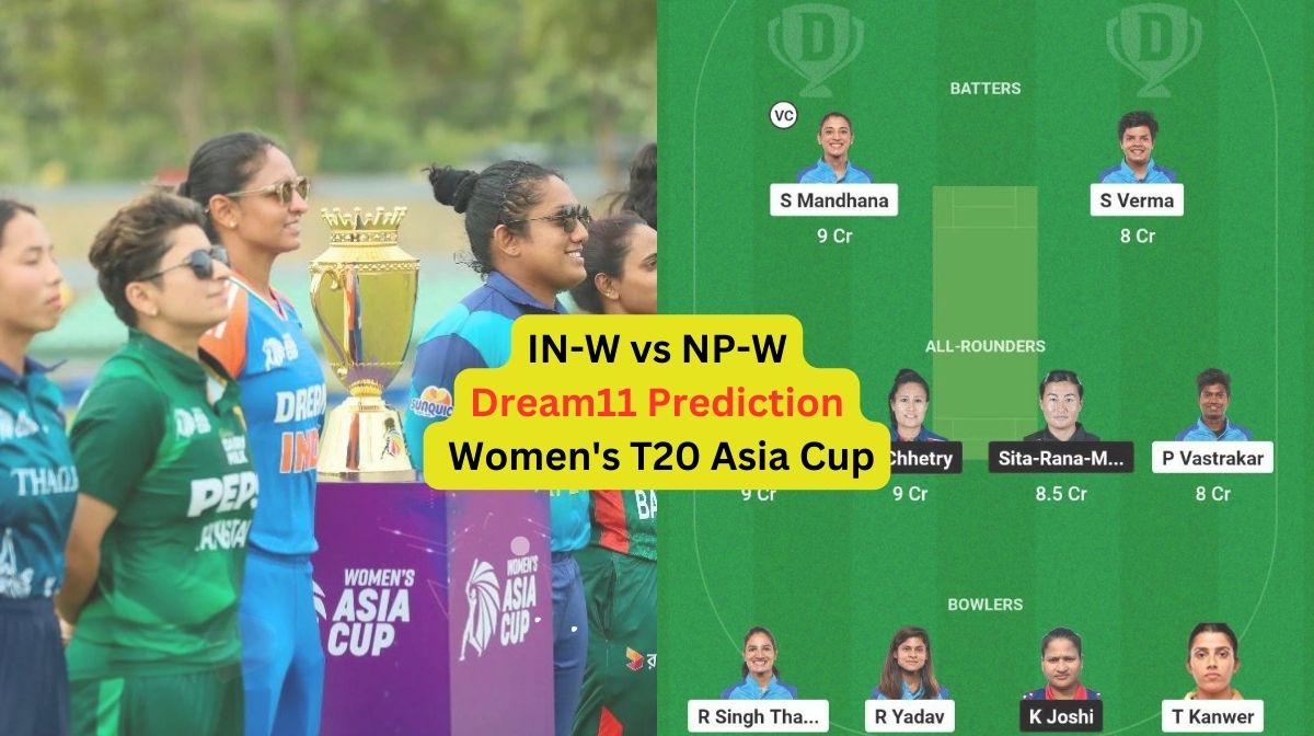 IN-W vs NP-W Dream11 Prediction in Hindi
